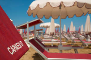 Spiaggia Carmen 67 a Cattolica, dettaglio